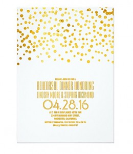 gold confetti wedding invite 1