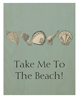the beach print
